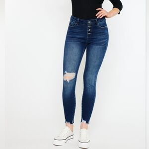 Kancan Milo Curvy High Rise Ankle Skinny Jeans Size 30